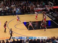 爱游戏在线-尼克斯横扫篮网，兰德尔砍下30分